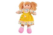 Nuket, pehmolelut ja oheistarvikkeet - Bigjigs Fabric Doll Daisy - 28cm - BJD002