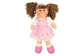 Nuket, pehmolelut ja oheistarvikkeet - Bigjigs Fabric Doll Rose - 28cm - BJD007
