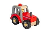 Puulelut - Bigjigs Wooden Red Tractor - 36023