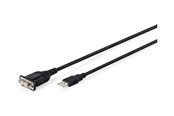 Verkkokaapelit - DIGITUS serial console cable - black - Musta - DA-70172