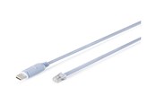 Verkkokaapelit - DIGITUS serial console cable - light blue - Sininen - DA-70173