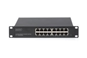 Kytkimet - DIGITUS - switch - 16 ports - unmanaged - rack-mountable - DN-80115-1