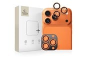 Puhelintarvikkeet - Näytönsuojat - Tech-Protect  Camring Fit+ Camera Cover for iPhone 14 Pro / Max / 15 Pro / Max / 16 Pro / Max / 17 Pro / Max - Orange - 5906302334056