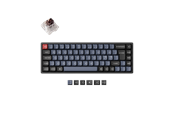 Näppäimistöt - Keychron K6 Pro QMK/VIA Wireless RGB Hot Swap K Pro Brown - Pelinäppäimistö - ilman numpadia - Pohjoismainen - Musta - K6P-J3P-BO