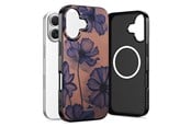 Puhelin - Kannet ja kotelot - Tech-Protect Lamano MagSafe Case for iPhone 17 - Brown and Purple - 5906302334445