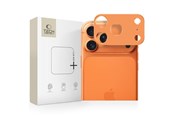 Puhelintarvikkeet - Näytönsuojat - Tech-Protect Camalloy Fit+ Camera Cover for iPhone 17 Pro Max - Orange - 5906302334568