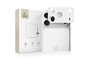 Puhelintarvikkeet - Näytönsuojat - Tech-Protect Camalloy Fit+ Camera Cover for iPhone 17 Pro Max - Silver - 5906302334582