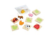Vauva- ja taaperolelut - Bigjigs Wooden Shape Puzzle Farm - 10 pcs. - 35025