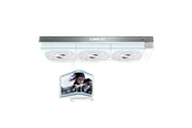 CPU-jäähdytys - Lian Li HydroShift II OLED Curved 360P28 - CPU Vesijäähdytys - Max 36 dBA - GHS2OLDC36PW