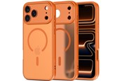 Puhelin - Kannet ja kotelot - Tech-Protect BasicMag MagSafe Case for iPhone 17 Pro Max - Orange - 5906302334834