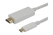 Näyttökaapeli - Deltaco adapter cable - 3 m - USBC-HDMI-1030