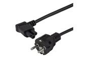 Sisäiset virtakaapelit - Deltaco - power cable - power CEE 7/7 to IEC 60320 C5 - 2 m - DEL-120-2