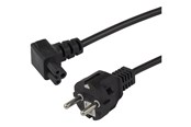 Sisäiset virtakaapelit - Deltaco - power cable - power CEE 7/7 to IEC 60320 C5 - 3 m - DEL-121-3