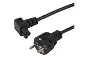 Sisäiset virtakaapelit - Deltaco - power cable - power CEE 7/7 to IEC 60320 C5 - 5 m - DEL-121-5