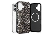 Puhelin - Kannet ja kotelot - Tech-Protect Lamano MagSafe Case for iPhone 17 - Black and Brown - 5906302335329