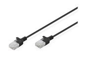 Verkkokaapelit - DIGITUS patch cable - black - Musta - DK-1618-050S-BL-10
