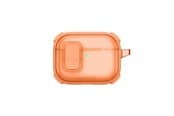 Puhelin - Muut lisävarusteet - AmazingThing Titan Pro Mag Case Clear for AirPods Pro 3 - Orange - APRO3TPOG