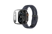 Smartwatch - Lisävarusteet - AmazingThing Radix Glass Screen Protector with Case for Apple Watch UItra 3 49mm - Black - AIW49RBK