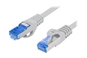 Verkkokaapelit - Lanberg patch cable - grey RAL 7035 - Harmaa - PCF6A-10CC-0200-S