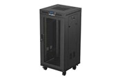 Räkit - Rack - Lanberg FF01 series V2 - rack - 600 x 600 flat pack with mesh door LCD - 24U - FF01-6624-23BL