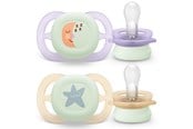 Vauvatarvikkeet - Philips Avent Pacifier ultra start Nighttime - SCF075/17