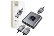 USB hub - Tech-Protect HB07 HUB Adapter 2in1 HDMI 4K 60HZ - Grey USB hub - 3 porttia - Harmaa - 5906302360949