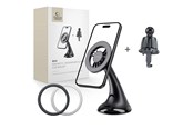 Puhelin - Muut lisävarusteet - Tech-Protect N56 Car Mount for Dashboard Window or Air Vent Grille - Black - 5906302360703
