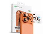 Puhelintarvikkeet - Näytönsuojat - AmazingThing AR Sapphire Camera Lens Glass for iPhone 17 Pro / Pro Max - with Orange Frame - IP17SCAM3OGLA