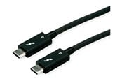 FireWire / ThunderBolt-kaapelit ja adapterit - Roline - Thunderbolt cable - Thunderbolt 4 to Thunderbolt 4 - 50 cm - 11.02.9043