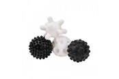 Vauva- ja taaperolelut - Akuku Soft sensory balls black/white (4 pcs) - A0469