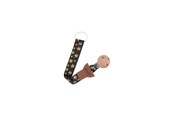 Vauvatarvikkeet - Akuku The soother band with clip GOLDEN STARS - A0585