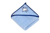 Vauvatarvikkeet - Akuku Baby hooded towel 100x100 cm / blue - A0663