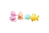Vauvatarvikkeet - Akuku silicone bath toys with a detachable bottom (4pcs) - A0711