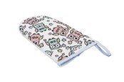 Vauvatarvikkeet - Akuku Washing glove terry with PU sponge OWLS - A1144