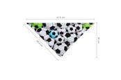 Vauvatarvikkeet - Akuku Baby bandana (1 pc) snap fastener FOOTBALL - A1504