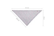 Vauvatarvikkeet - Akuku Baby bandana (1 pc) snap fastener HEARTS - A1505