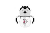 Vauvatarvikkeet - Akuku Non-spill training cup with weighted straw GREY - A0034