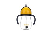 Vauvatarvikkeet - Akuku Non-spill cup with weighted straw NAVY BLUE/YELLOW - A0165