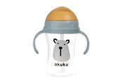 Vauvatarvikkeet - Akuku Cup with flip-top straw 300 ml / BEAR - A0203