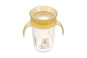 Vauvatarvikkeet - Akuku Non-spill cup 360° 240 ml with dual handle yellow - A0670