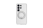Puhelin - Kannet ja kotelot - AmazingThing Titan Pro MagSpin Drop Proof Case for Samsung S26 Ultra Compatible with MagSafe - Clear - S26UTSCL