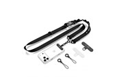 Puhelin - Muut lisävarusteet - Tech-Protect  C9S Rope Crossbody Phone Lanyard - Black - 5906302339655