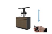Seinäkiinnitys, AV-kiinnikkeet & AV-kalusteet - Multibrackets M cabinet unit - Lift - for LCD display - walnut - Max 50 kg - recommended for 65" - 7350105217487-Error