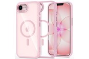 Puhelin - Kannet ja kotelot - Tech-Protect Magmat MagSafe Case for iPhone 16e / 17e - Clear Pink - 5906302339754