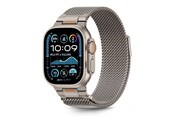 Smartwatch - Lisävarusteet - Tech-Protect Milano Vanguard Bracelet for Apple Watch (44 / 45 / 46 / 49 mm) - Titanium - 5906302339853