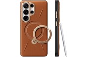 Puhelin - Kannet ja kotelot - Torras Ostand Q3 VegSkin - amber brown - Samsung Galaxy S26 Ultra - X00FX3261