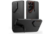 Puhelin - Kannet ja kotelot - Tech-Protect Kevlar Aura MagSafe Case for Samsung Galaxy S26 Ultra - Black and Orange - 5906302352425
