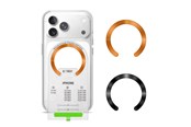 Puhelin - Muut lisävarusteet - Tech-Protect MMP-210 MagSafe 2-Pack Magnetic Ring - Orange / Black - 5906302352548