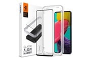 Puhelintarvikkeet - Näytönsuojat - Spigen ALM Glass FC Tempered Glass for Samsung Galaxy M53 5G - Black - 21078-0