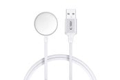 USB kaapelit - Tech-Protect UltraBoost USB-A Inductive Charger for Apple Watch 1m - White - 5906302360093
